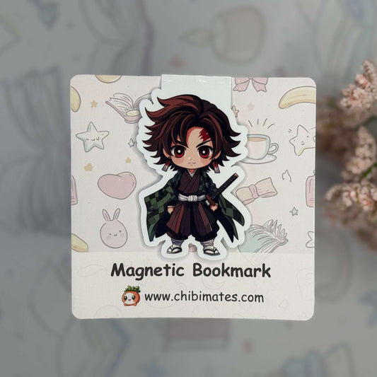 Anime Chibi Slayer Magnetic Bookmark