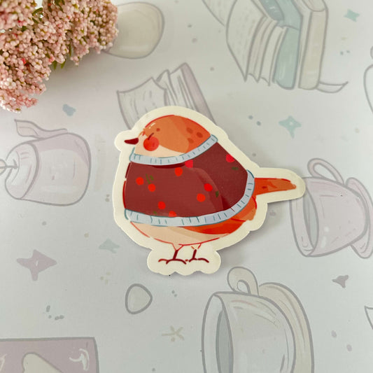 Cozy Robin Sticker