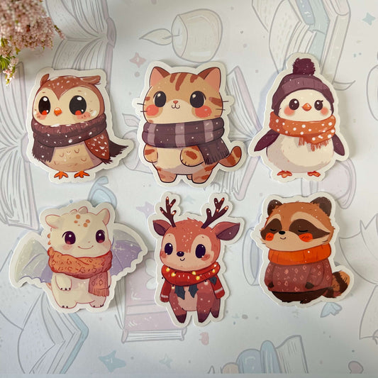 Snuggly Pals Sticker Set