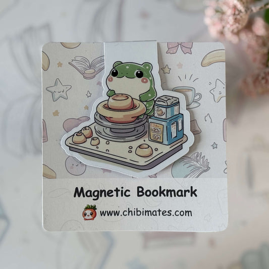 Frog Potter Magnetic Bookmark