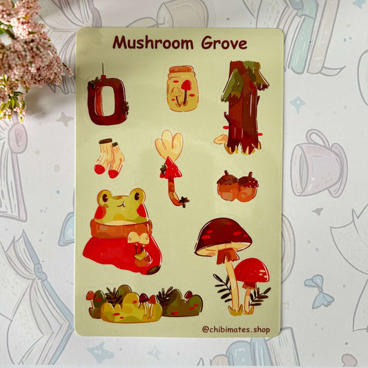 Mushroom Grove Sticker Sheet