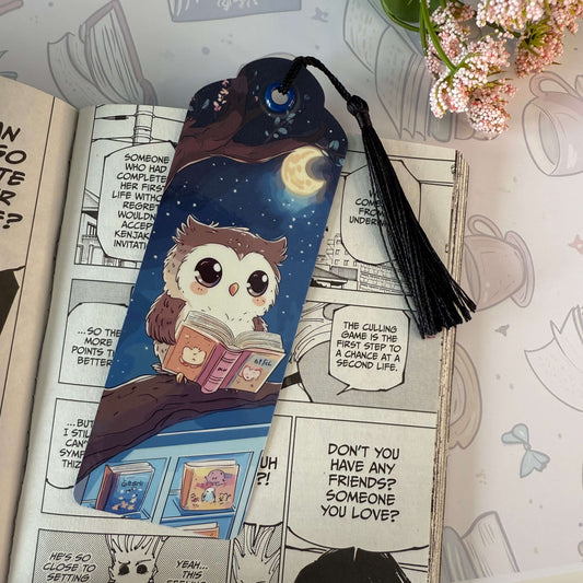 Moonlit Owl Bookmark