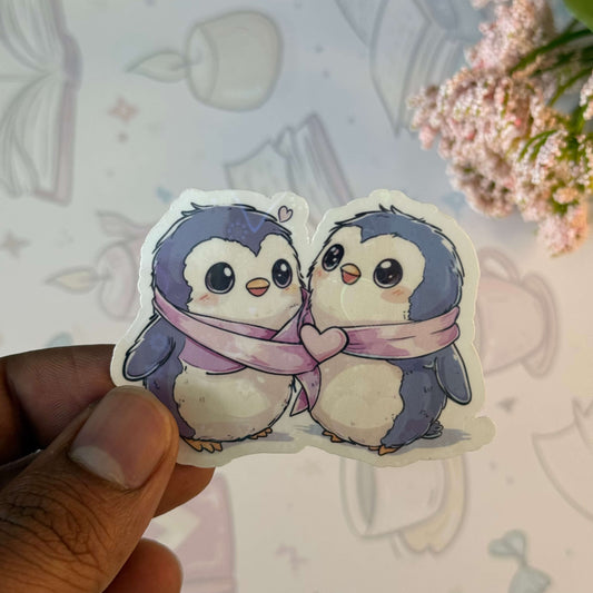 Penguin Promise Holographic Sticker