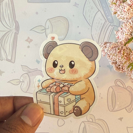 Teddy Day Holographic Sticker